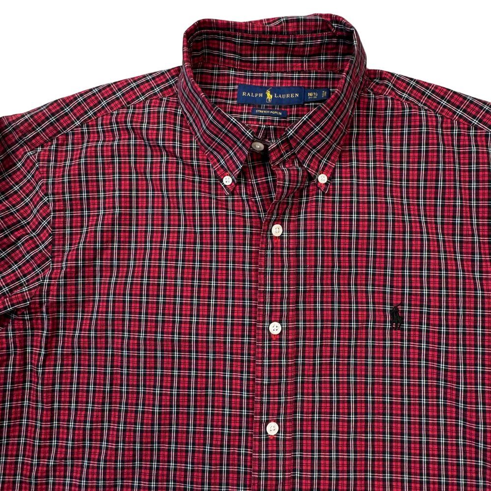 Ralph Lauren Shirt‎ Men's Size 16.5 Large Button front Long Sleeve - Picture 3 of 7